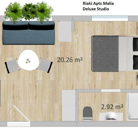 Riaki Apts Malia Exterior foto