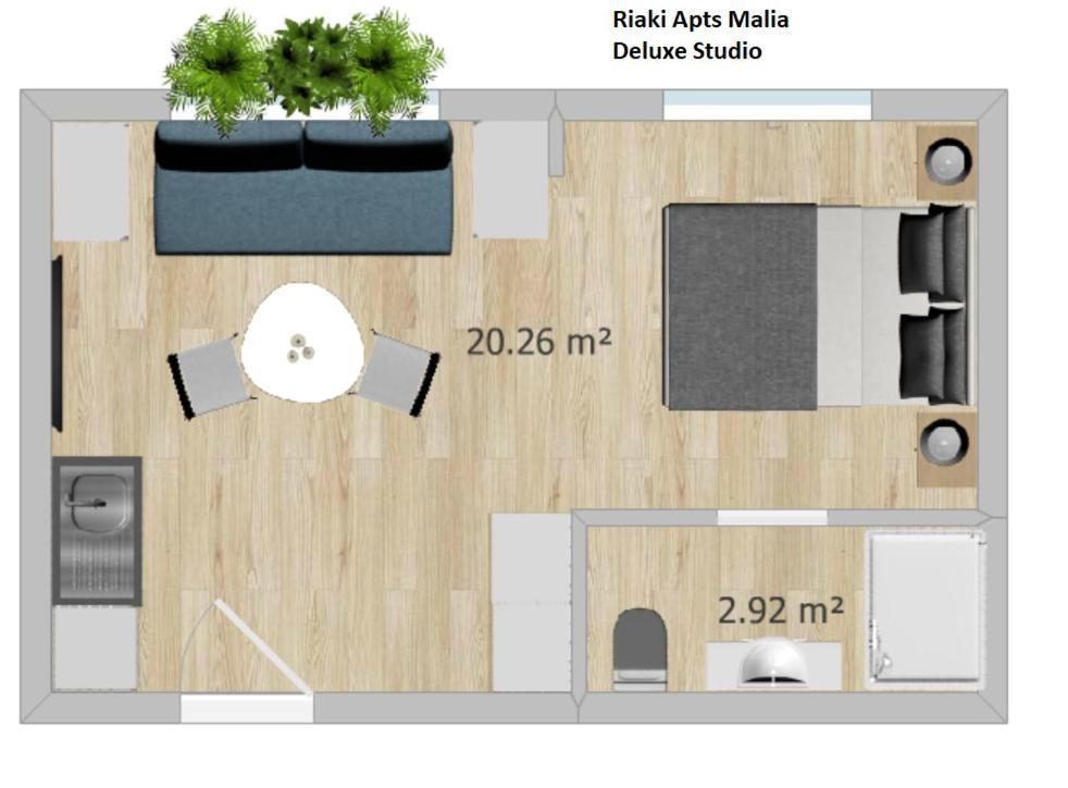 Riaki Apts Malia Exterior foto