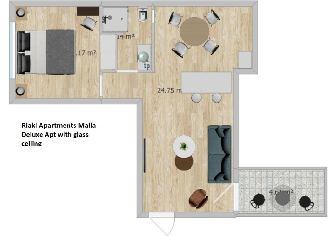Riaki Apts Malia Exterior foto